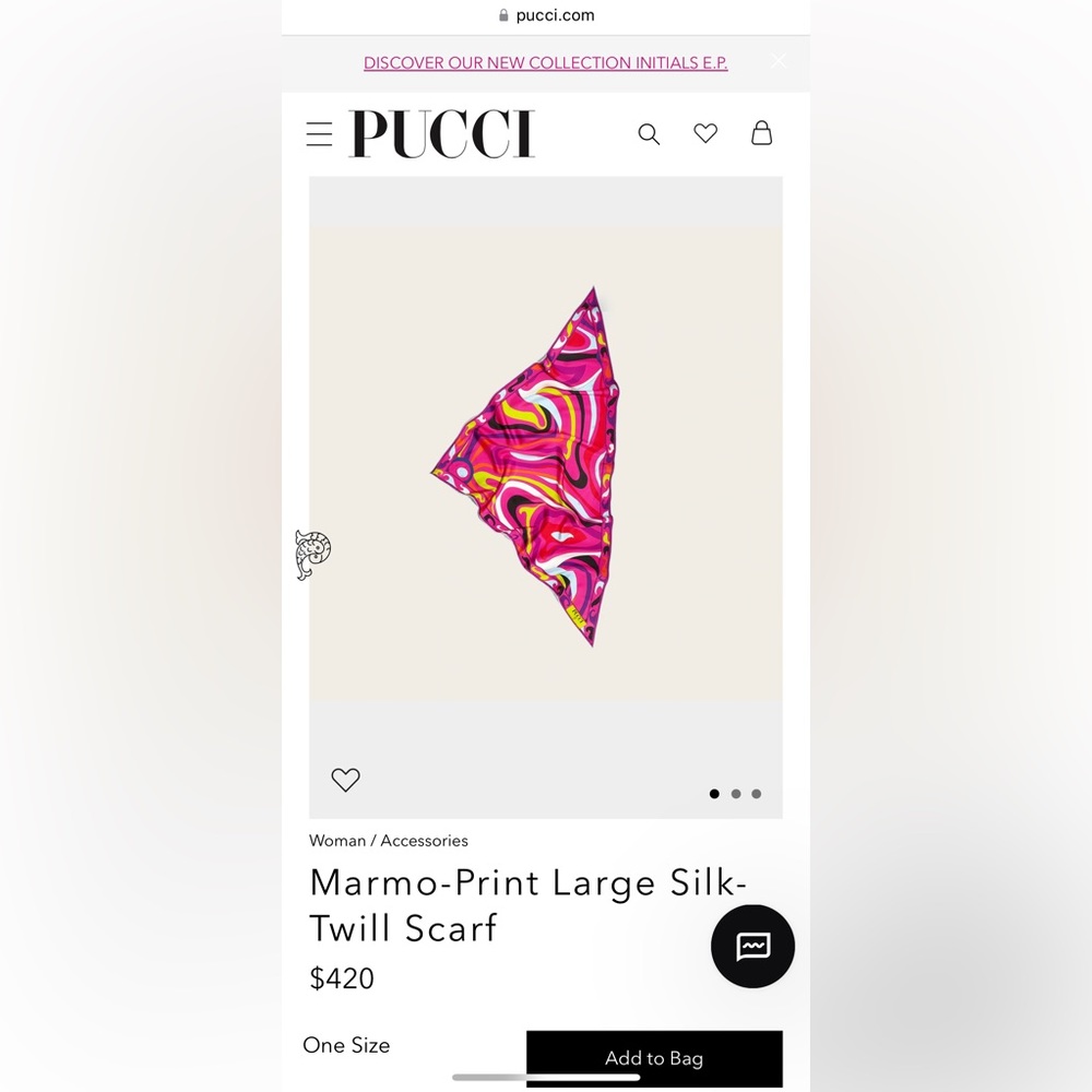 Marmo-Print Large Silk-Twill Scarf